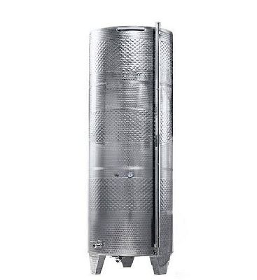 Rezervor cu capac flotant și trei mantale de răcire