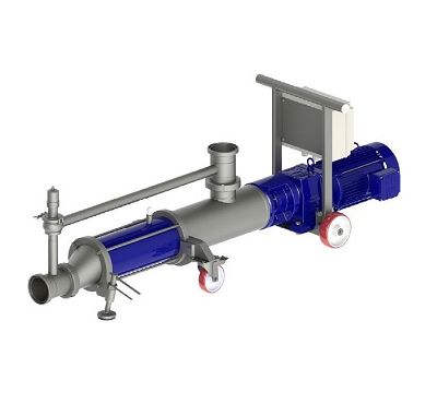 Pompă cu șnec pentru piureul de fructe