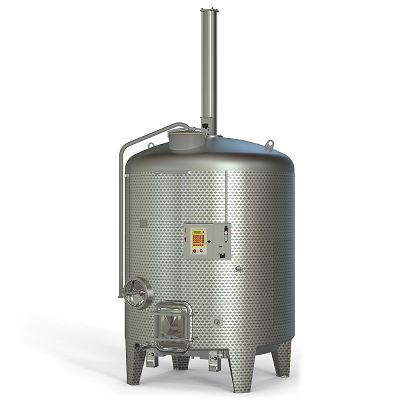 Vinificatoare cu piston şi recirculare