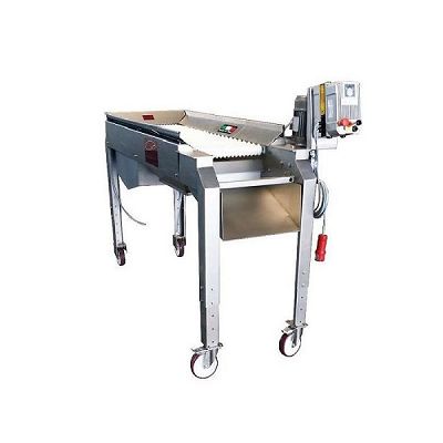 Bandă orizontală cu role pentru selecția automată a boabelor