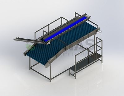 Masă de sortare cu ascensor