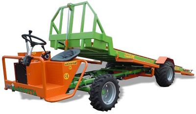 Platformă autopropulsată de recoltat și transportat fructe model ST